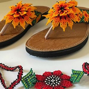 Salndals and bracelet hand made